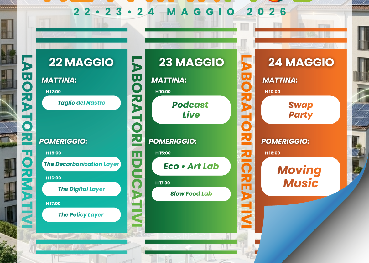 Pescara. RethinkMob, tre giorni di idee, laboratori e ispirazioni per un futuro sostenibile.