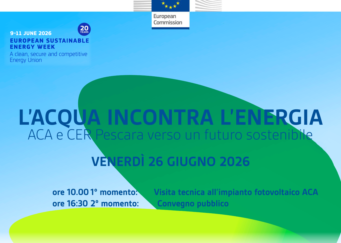 L’Acqua incontra l’Energia – ACA e CER Pescara verso un futuro sostenibile